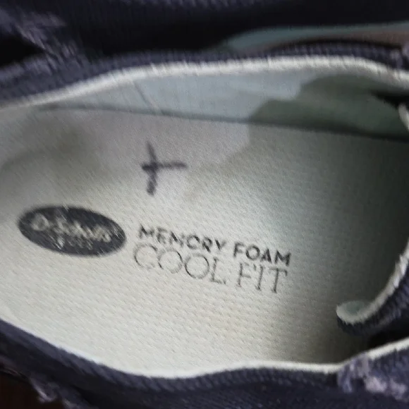 Dr. Scholl's Dark Blue Sneakers with White and Teal Accents - Picture 5 of 8